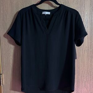 Riders by Lee Women's Black V-Neck Blouse